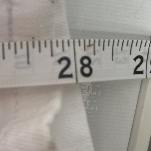 Eileen Fisher High-Waisted Pants, Tapered, Organic Cotton, White, XL - Picture 9 of 9